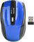 ciciglow Laptop Wireless Mouse, 2,4 G 250 Hz Notebook Optische Gaming-Maus mit Einstellbarer DPI, Gaming-Zubehör(Blau)