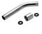Shower Extension Arm, G1/2 Shower Head Extension Arm, Stainless Steel Curved Forward Extension Arm Wall Mounted for Bathroom Accessory (16.5 * 2 * 2cm /6.5 * 0.8 * 0.8in)