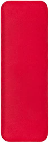 Brandsseller Bankauflage aus Filz 118x38x2 cm – Stilvolles, pflegeleichtes Sitzkissen für Innen & Außen, hochwertiges Bankpolster mit abgerundeten Ecken, langlebig – Rot