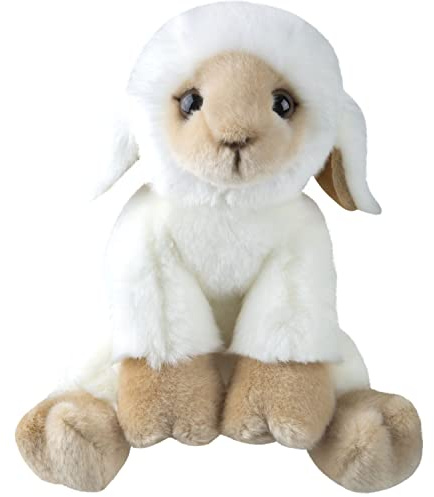 VFM - Farmyard Lamb 30cm Plush Premium Lifelike Toy - Natural World Collection