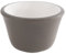 APS 85240 Dipschälchen, 6er-Set, Melamin, Ø 6 cm, Höhe 4 cm, spülmaschinengeeignet, grau