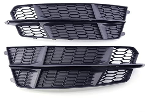 NOZADO For, for A6 C7, Frontstoßstangengrill Schwarz, 4G0807682AN 4G0807681AN Nebelscheinwerferbaugruppen