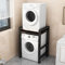 Waschmaschinenschrank Überbauschrank Waschmaschine Trockner Schrank Wäschetrockner Küche Badezimmer Regal Waschmaschinenregal Waschmaschinenüberbau Badezimmermöbel, 3 Höhenverstellbar