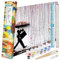 PicArt Malen nach Zahlen Set - Banksy Farbiger Regen 40cm x 50cm Leinwand – mit Acrylfarben & da Vinci Pinsel – Made in Germany, fertig bespannt