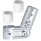 eoere 10 Sets Pivot Tee Pipe Fittings Connector T Adjustable Clamp, Fit OD 25.4 mm Stainless Steel Pipe and 3/4 EMT