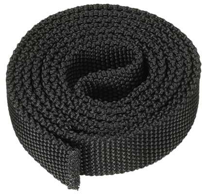 PATIKIL 0.5 Dia 3.3FT Nylon Protective Hose Sleeve, Cable Cover Sheath Protection for Welding Tig Torch Hydraulic Hose, Black