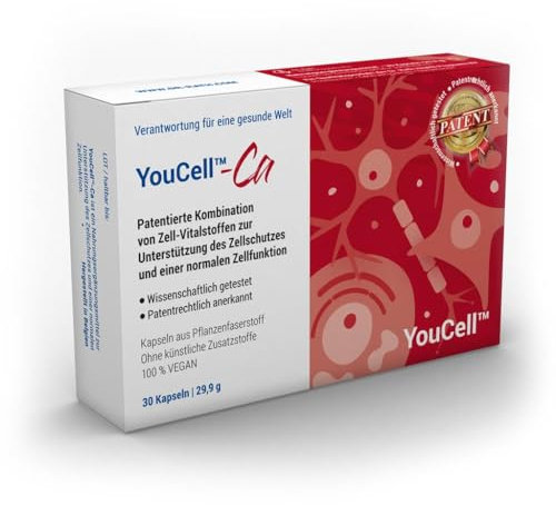 YouCell™-Ca | Unterstützt den Zellschutz und eine gesunde Zellfunktion | 30 Kapseln pro Monat
