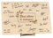 CONTRAXT Carte de Départ ou Livre de Signatures en Bois. Cadeau Original pour Adieu aux Collègues, Chefs, Professeurs, Fin de Cours, Graduations, Amis (Départ)