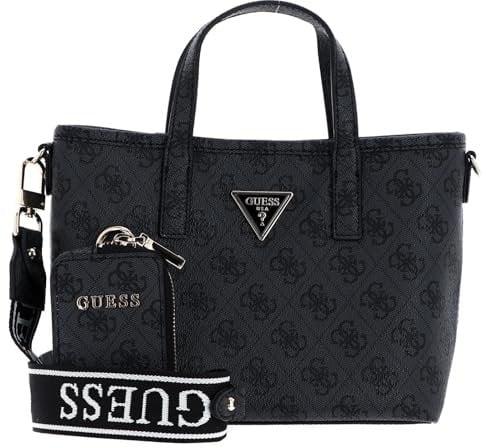 Guess GUESS Latona Mini Tote Coal Logo