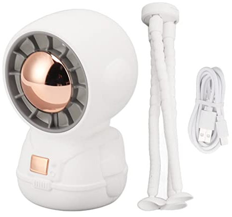 Glomora USB-Kinderwagenventilator – Tragbarer Mini-Ventilator Mit Einstellbarem Wind Für Autositz, Kinderbett, Fahrrad Und Laufband