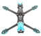 Mark4 12,7 cm FPV Kohlefaserrahmen, 225 mm Radstand, 5 mm Arm, Freestyle-Rahmen für RC Quadcopter Racing Drohne (MARK4 Blau)