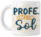 TEDEDIKO Taza Para Profesores de Música Fin de Curso - Profe, Eres un Sol. Regalo de niños a Maestros -Para hombre y mujer. Colegio - Escuela - Cerámica Blanca Brillante. Ideal Para Café