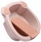 OKUMEYR 1Set Bacinella Lavabo per Lavare Vestiti Compatto e Portatile per Lavaggio Articoli Delicati Materiale PP Dormitorio Colori Rosa