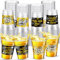 Sliner 100 Stück 340 ml Happy New Year Kunststoffbecher, klare Einwegbecher, Großpackung, Silvester-Trinkbecher, Snacks, Eis, Bier, Trinkgeschirr für Winterurlaub, Partyzubehör