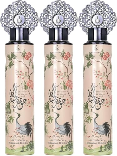 Arabiyat Jawharat Al Hayat Air Freshener, 300ml, Pack of 3 Made in UAE