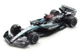 Spark Mercedes AMG Petronas F1 Team, offizielles Modell 2024, George Russell Las Vagas GP Gewinner, 1/64 Modell-Rennwagen