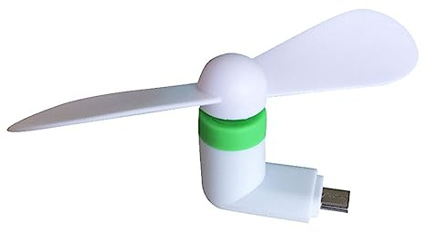 Kfwfuaee Small USB Pocket Fan Travel Fans Plug in for Smart Phones Portable Cooler for with OTG Function Small Portable Cooler