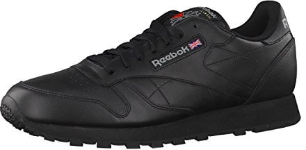 Reebok CL LTHR 2267 Herren Leichtathletikschuhe, Schwarz (INT-Black), EU 44