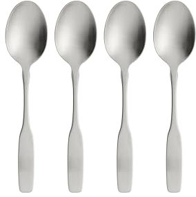 Oneida 2640004C Paul Revere Fine Flatware Dinner Spoons, Set of 4, 18/10 Stainless Steel, Silverware Set