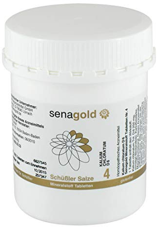Schuessler Salz Nr. 4 Tabletten | Kalium chloratum D6 | glutenfrei (1000 St.)