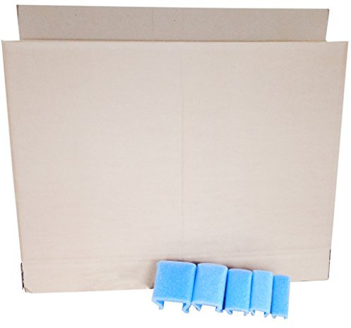 48 Inch LCD TV Moving Storage Box with 4 x Foam U Corners 45mm - 60mm