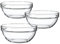 Luminarc Cuenco redondo apilable de vidrio de 6.5 pulgadas, juego de 6