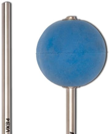 Vic Firth VicKick4 Mailloches pour Grosse Caisse, Tête Sphérique en Caoutchouc-Mousse pour Cajón