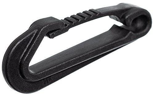 PARACORD PLANET Flügelloser Karabinerhaken – robuste Karabinerhaken – Bungee-Gummiseil-Haken und Karabinerhaken – Bungee-Haken für drinnen und draußen – Camping und nautisches Zubehör