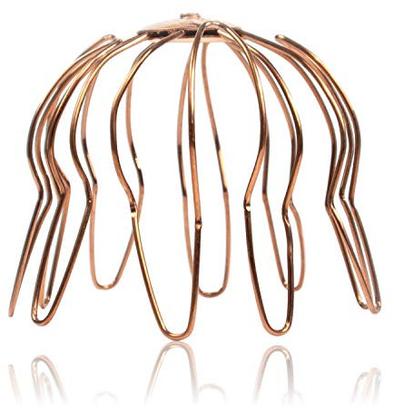 Laubfang Rinnensieb Kupfer 120 mm - Dachrinnen Sieb als Laubschutz für den Ablaufstutzen, Laubsieb korrosions- und UV-beständig, Laubfangkorb DN 120