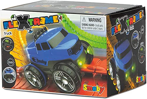 Smoby – FleXtreme SUV blau – zusätzliches Auto für Flextreme Starter-Set, Rennbahn für Autos, für Kinder ab 4 Jahren, flexible Strecke mit Looping