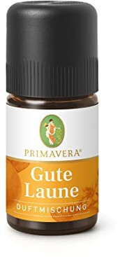PRIMAVERA Duftmischung Gute Laune 6 x 5 ml - Orange, Limette und Zitrone - Aromaöl, Duftöl, ätherisches Öl Aromatherapie - motivierend - vegan