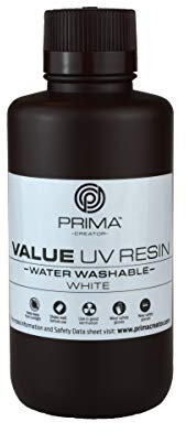 PrimaCreator Value Wasserabwaschbares UV Resin - 500 ml - Weiß
