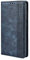 TANYO Funda Leather Folio para el Vivo Y70, PU/TPU Premium Flip Billetera Carcasa Libro de Cuero con Ranuras y Tarjetas - Azul