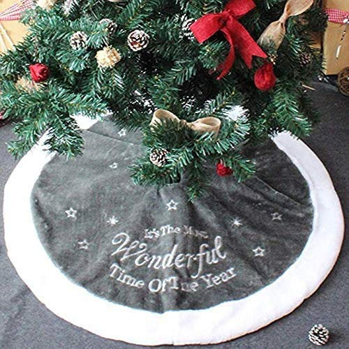 NA - Gonna per albero di Natale, 180 cm, decorazione natalizia per albero di Natale, decorazione per albero di Natale e festa di Natale