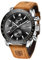 BY BENYAR Herrenuhr Quarz Sport Chronograph Mode Marken Business Uhr Herren Braun Lederuhr Wasserdicht Kratzfest Analog Automatik Datum Elegantes Geschenk Armbanduhr (braun Silber schwarz