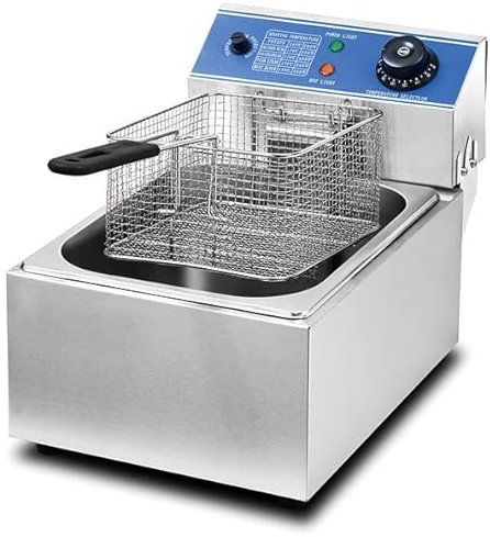 FREIDORA ELECTRICA INDUSTRIAL PROFESIONAL 6 LITROS ACEITE PARA HOSTELERIA