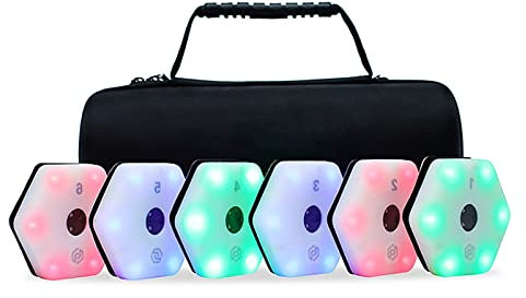 wiedao Hot Sport LED Fitness Agile Light, Flash Reflex und Reaction Training LED Light Pods, für Trainer, Fitnessstudios, Sportanlagen und einzelne Athletentrainings
