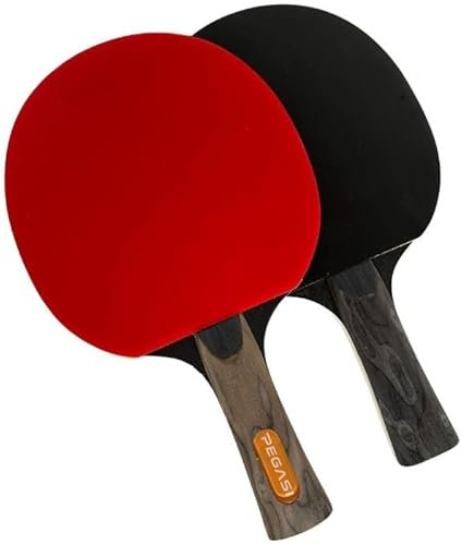 Pegasi Tischtennisschläger 5 Sterne - Table Tennis Racket - Tischtennisschlaeger - Table Tennis Bat - Fortgeschrittene Spieler - Spezialist - Rot