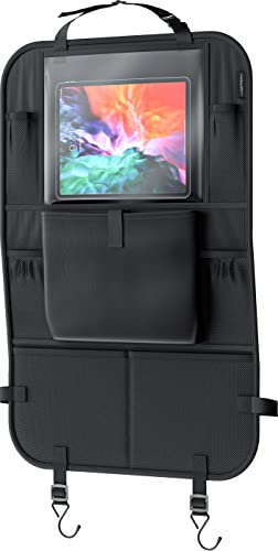 LIONSTRONG Organisateur de voiture - protecteurs de siège de voiture - kick mats - pour siège auto avec poche pour tablette