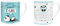 Hope & Gloria XL Tassenset Panda, 2 Tassen, Porzellan, 60 cl, Panda Motif Porcelain Cup Set