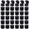 OLYCRAFT 36 Stück 20/410 Schwarze Flip Top Kappen Mit Öffnung Kunststoff Klappdeckel Ersatz Klappdeckel Flip Top Spendekappen Für Squeeze Flaschen Shampoo Feuchtigkeitscreme