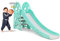 Rutsche Indoor ab 1 Jahr, Kinder Rutsche Outdoor, Kinderrutsche mit Basketballkorb, Klappbar Kleinkinderrutsche, Gartenrutsche Kinder Spielzeugrutsche, Kunststoff Fun-Slide bis 60kg, Grün