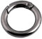 1 Ring Karabiner Innen-Ø Größenwahl Farbwahl Metall Ringkarabiner Schlüssel, Farbe:anthrazit, Größe:Rund | 16mm x 3.5mm
