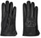UGG Shorty Smart Handschuhe mit leitfähigem Leder Palm Schwarz LG, Schwarz, Large