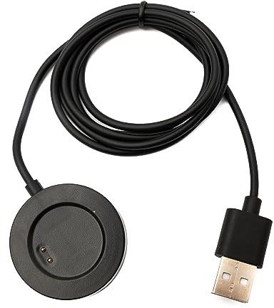 System-S USB 2.0 Kabel 95 cm Ladestation für Realme Watch 3 Pro Smartwatch in Schwarz