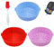 3 Piezas Molde Silicona Freidora de Aire,Molde de Silicona para Freidora de Aire,accesorios freidora de aire,Accesorios Freidora Sin Aceite Reutilizables,para Microondas, Horno.