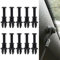 Clips Estante Maletero Coche,Clips Estante Soporte Coche,Clips de Cuerda para Estantería de Paquete,Clips Estante de Bandeja,Estante de Paquetes Correa de Sujeción Clip 10 Piezas Tokaneit
