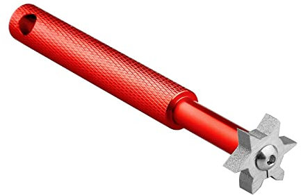 KAICHUNXEE Golf Club Sharpener Golf Club Cleaner with 6 Heads Sturdy Golf Groove Sharpener for Irons Pitching Sand Lob Gap