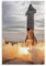 EVMILA Spacex Raumschiff SN10 Poster, dekoratives Gemälde, Leinwand, Wandposter und Kunstdruck, modernes Familienschlafzimmer, Dekoration, Poster, 20 x 30 cm