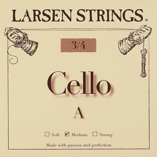 LARSEN STRINGS Cello-Saiten Original Fractional - kleine Größen A 3/4 Medium